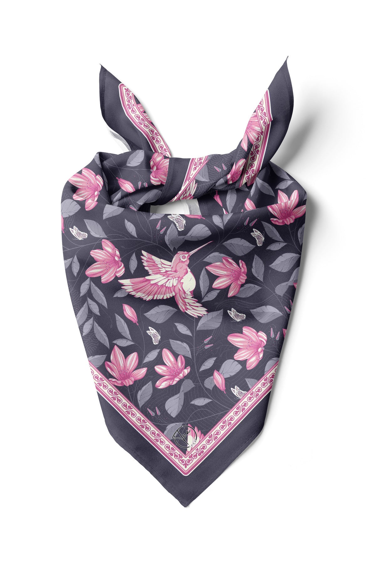 FLY BİRD Desen Bandana/Fular - Çok Renkli