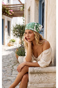 ZÜMRÜT BAHÇESİ Desen 70*70cm Bandana/Fular - Çok Renkli