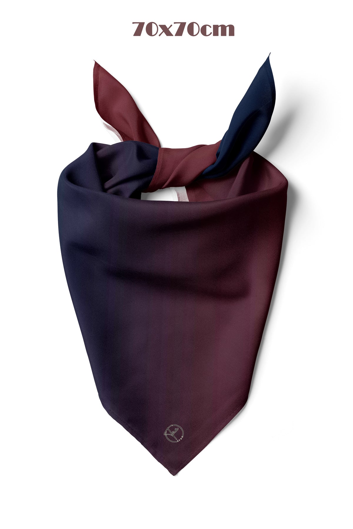 NÜANS Desen 70*70cm Bandana/Fular - görsel 4