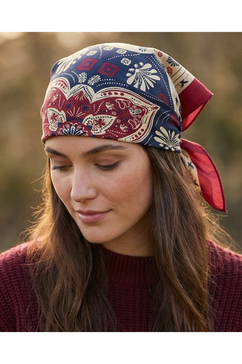 KADİM HARMONİ Desen Bandana/Fular - görsel 4