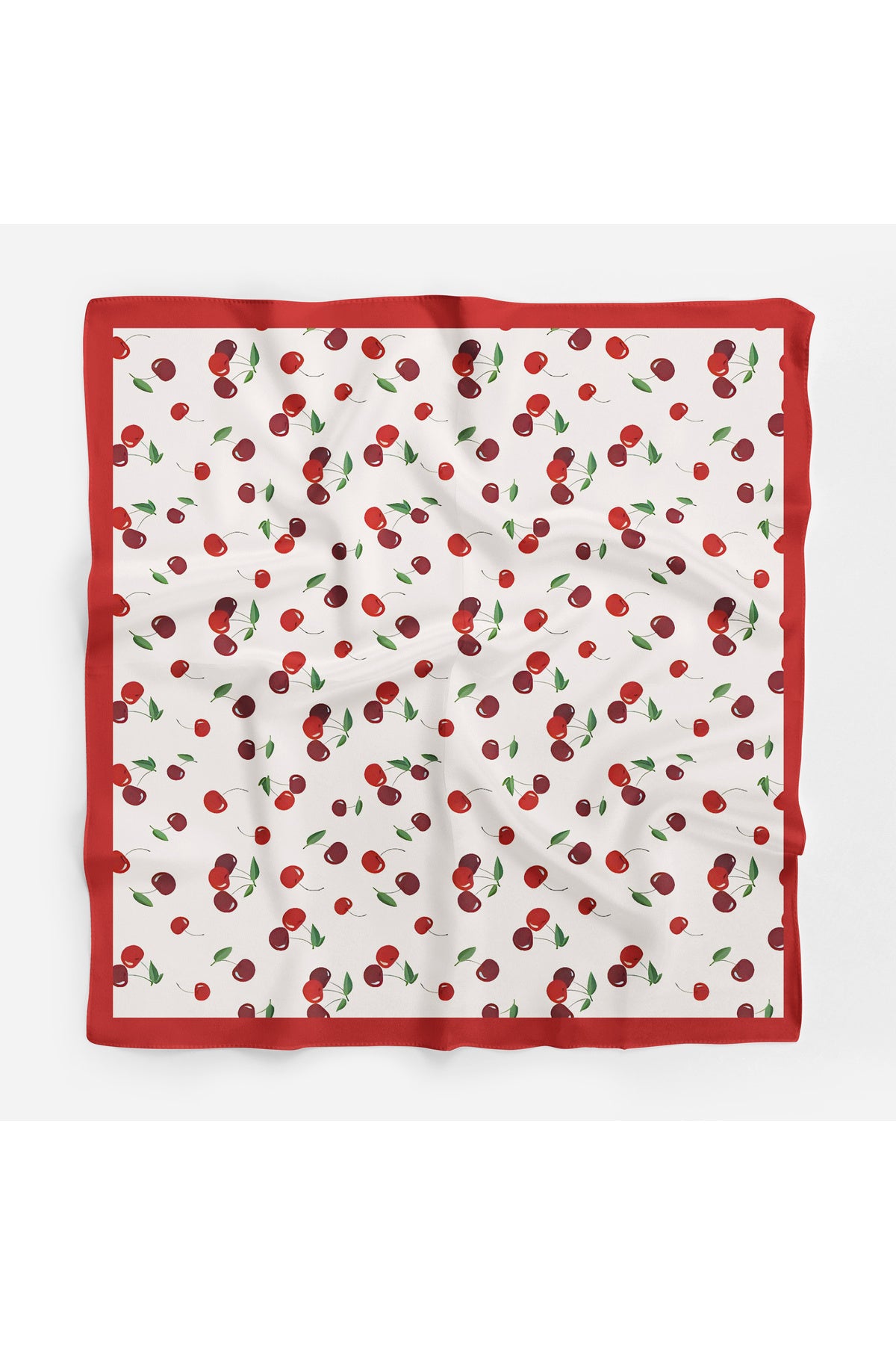 Kiraz Mevsimi Desen Bandana/Fular - görsel 2