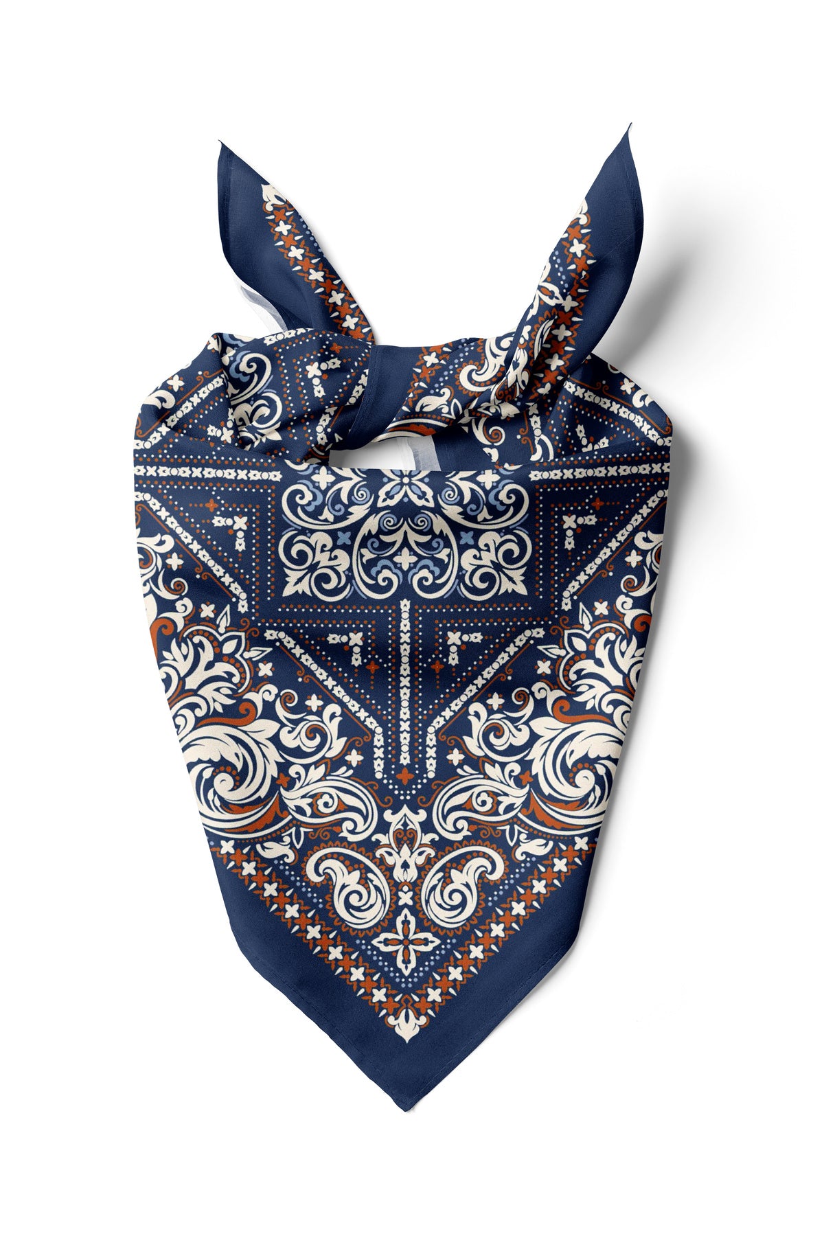 Safir Dokunuş Desen 60x60 cm Viskon Modal Erkek Bandana/Fular - görsel 2