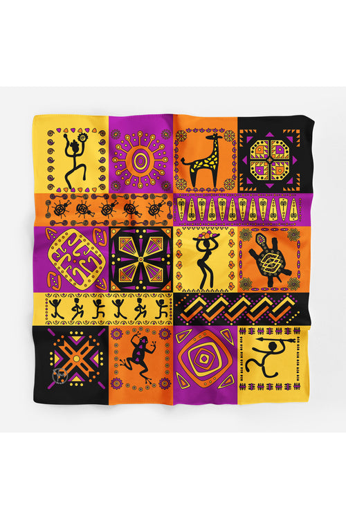 AFRİKA Desen Bandana/Fular - görsel 2