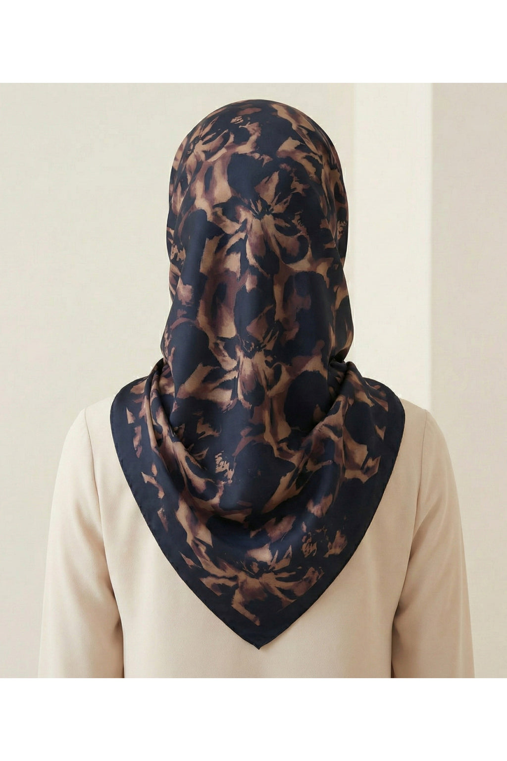 Ahenk Desen 90X90cm Organic Twill Eşarp/Fular - görsel 2