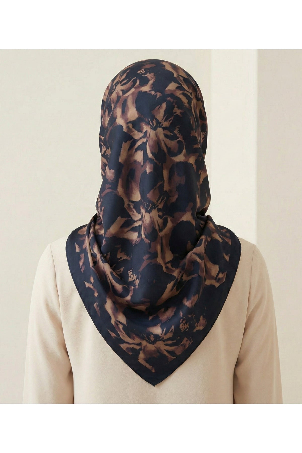 Ahenk Desen 90X90cm Organic Twill Eşarp/Fular - görsel 2