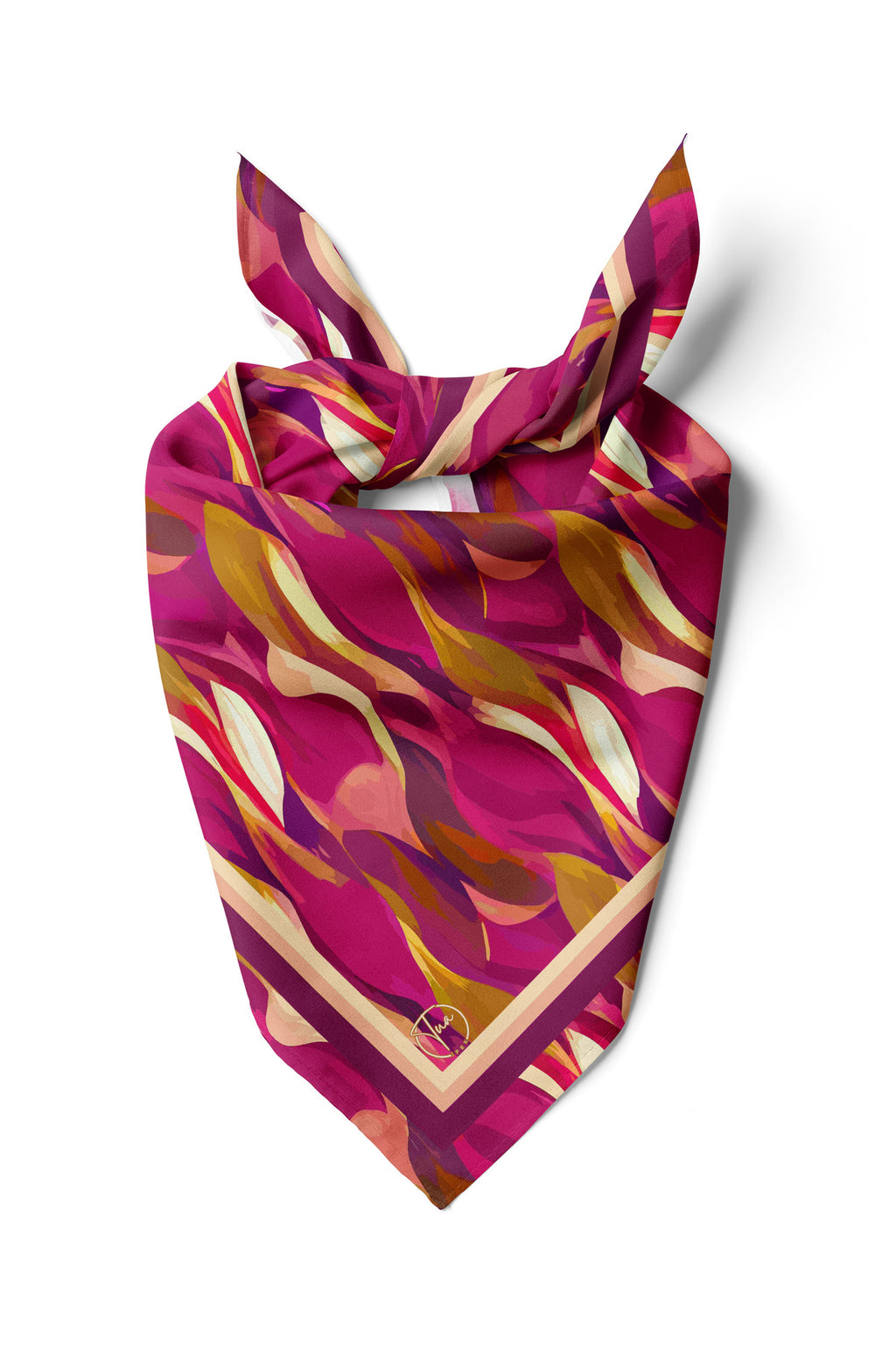 BORDO RÜZGARI Desen Bandana/Fular - Çok Renkli
