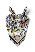 Violet Charm Desen 55x55cm Bandana/Fular - Çok Renkli