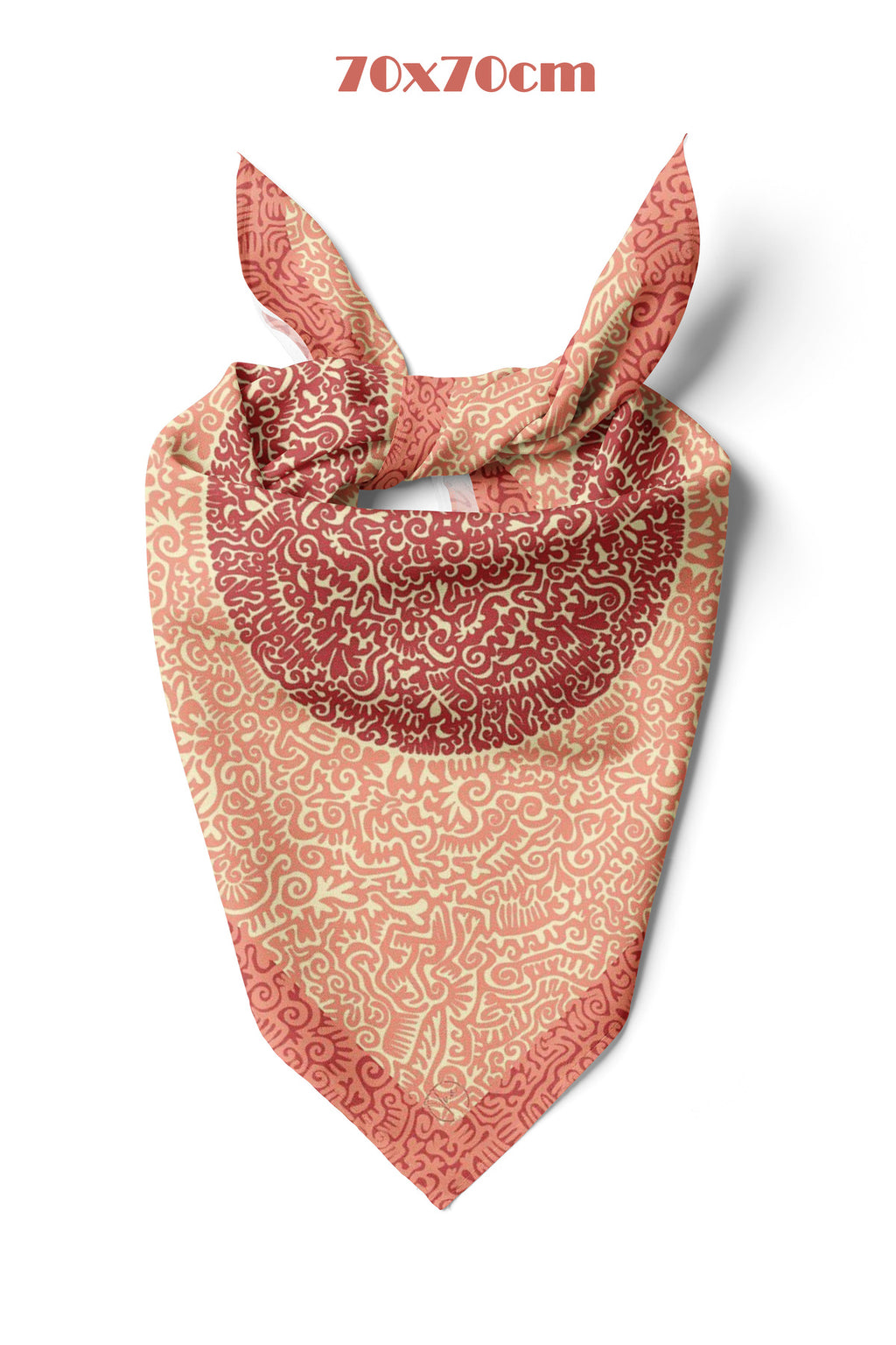 Solis Desen 70*70cm Bandana/Fular - görsel 4
