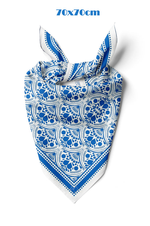 Azul Desen 70*70cm Bandana/Fular - görsel 2