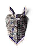 Çift Ruh Desen 55x55cm Bandana/Fular - Çok Renkli