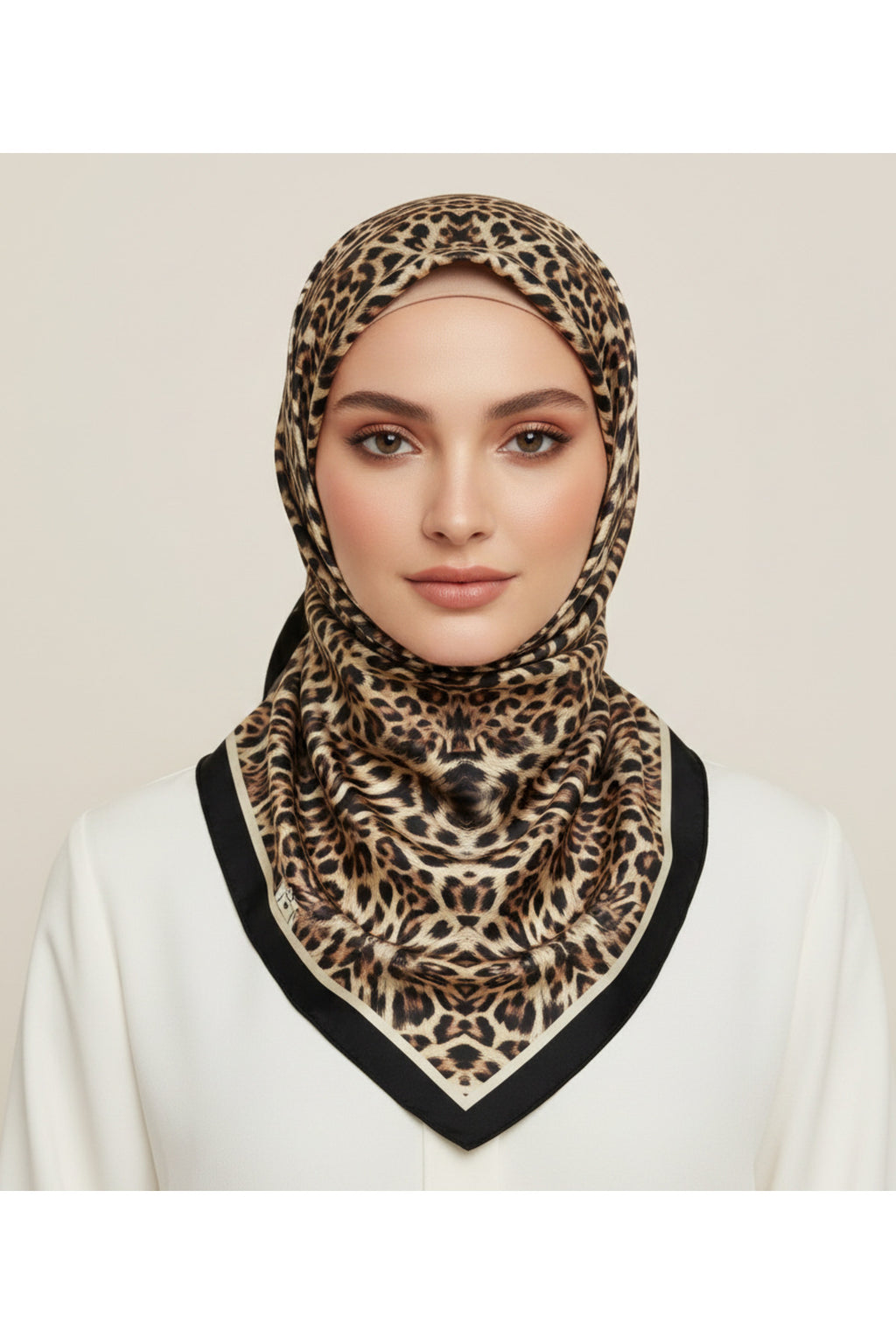 Leo Desen 90X90cm Organic Twill Eşarp/Fular - görsel 3