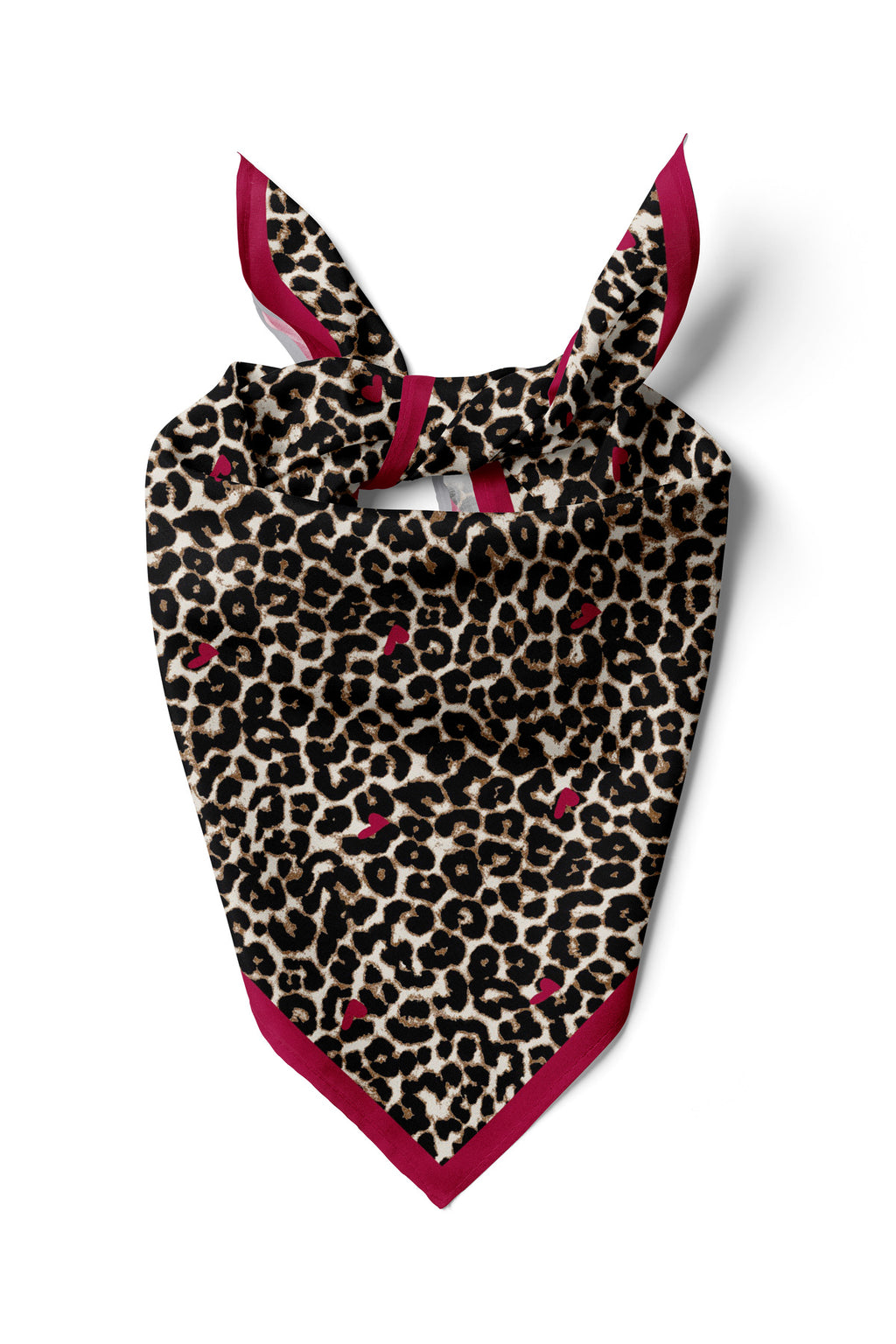 Leopar Rüyası Desen Bandana/Fular - görsel 2