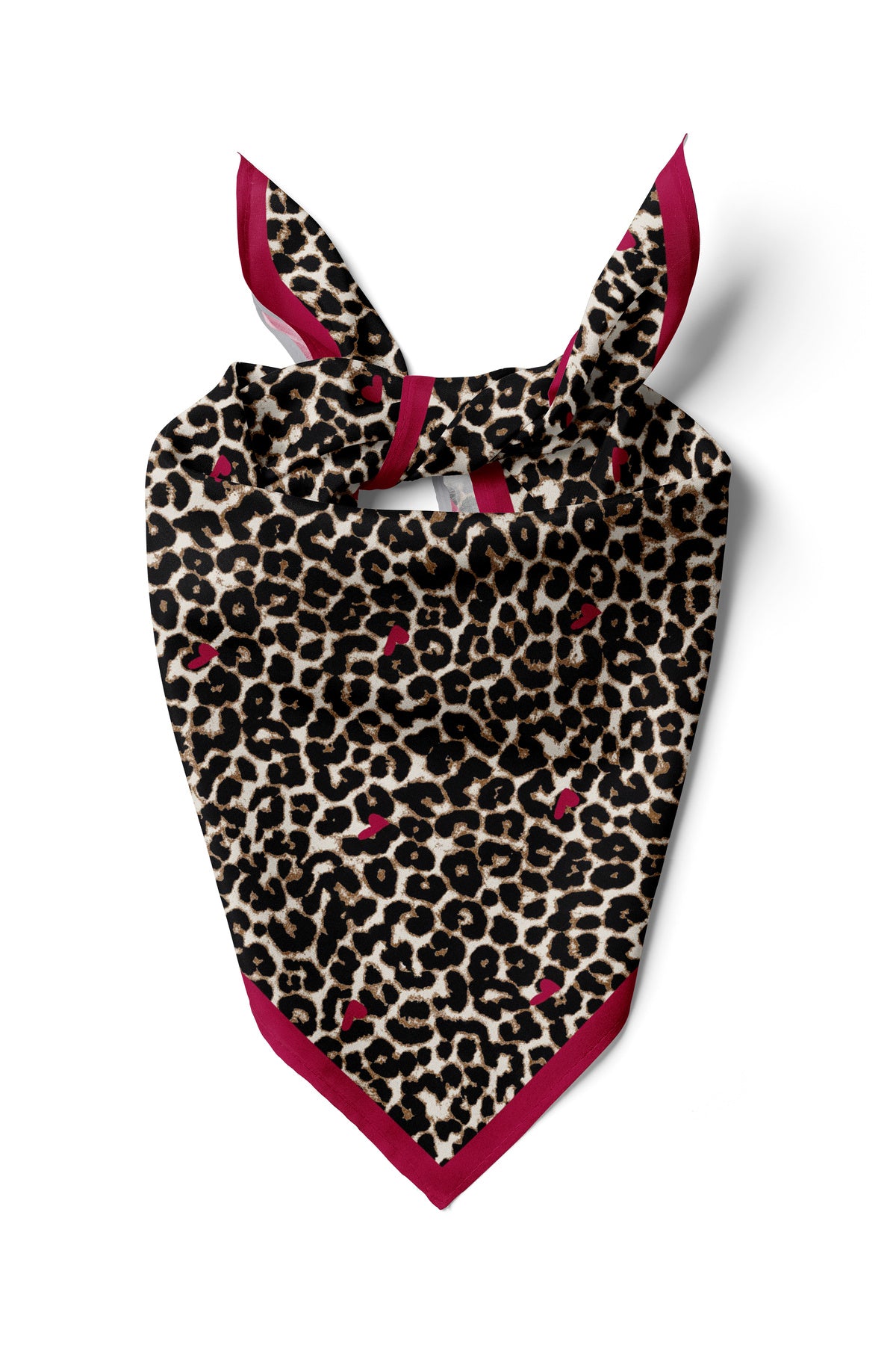 Leopar Rüyası Desen Bandana/Fular - görsel 2