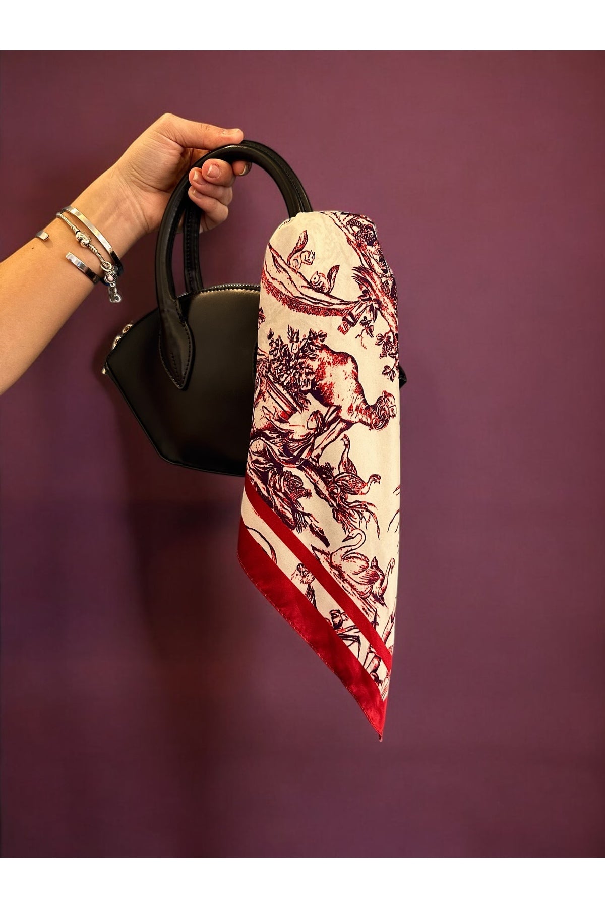 ANIMAL NATURE Desen Bandana/Fular - görsel 6