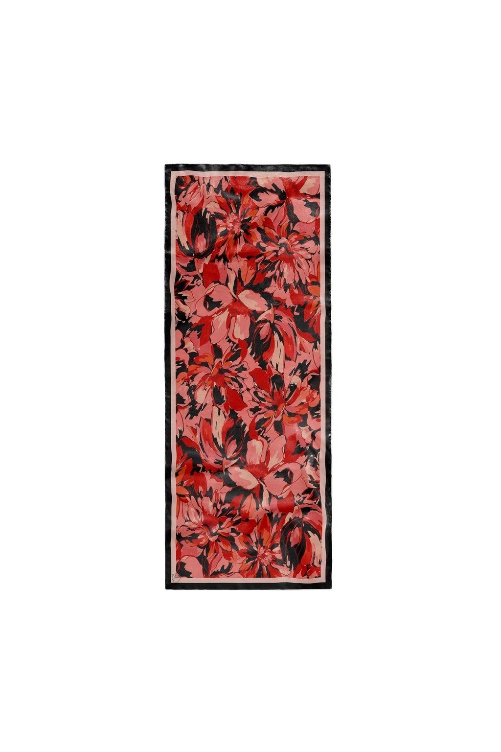 Flower Desen Fransız İpeği Şal 70x180cm - görsel 2