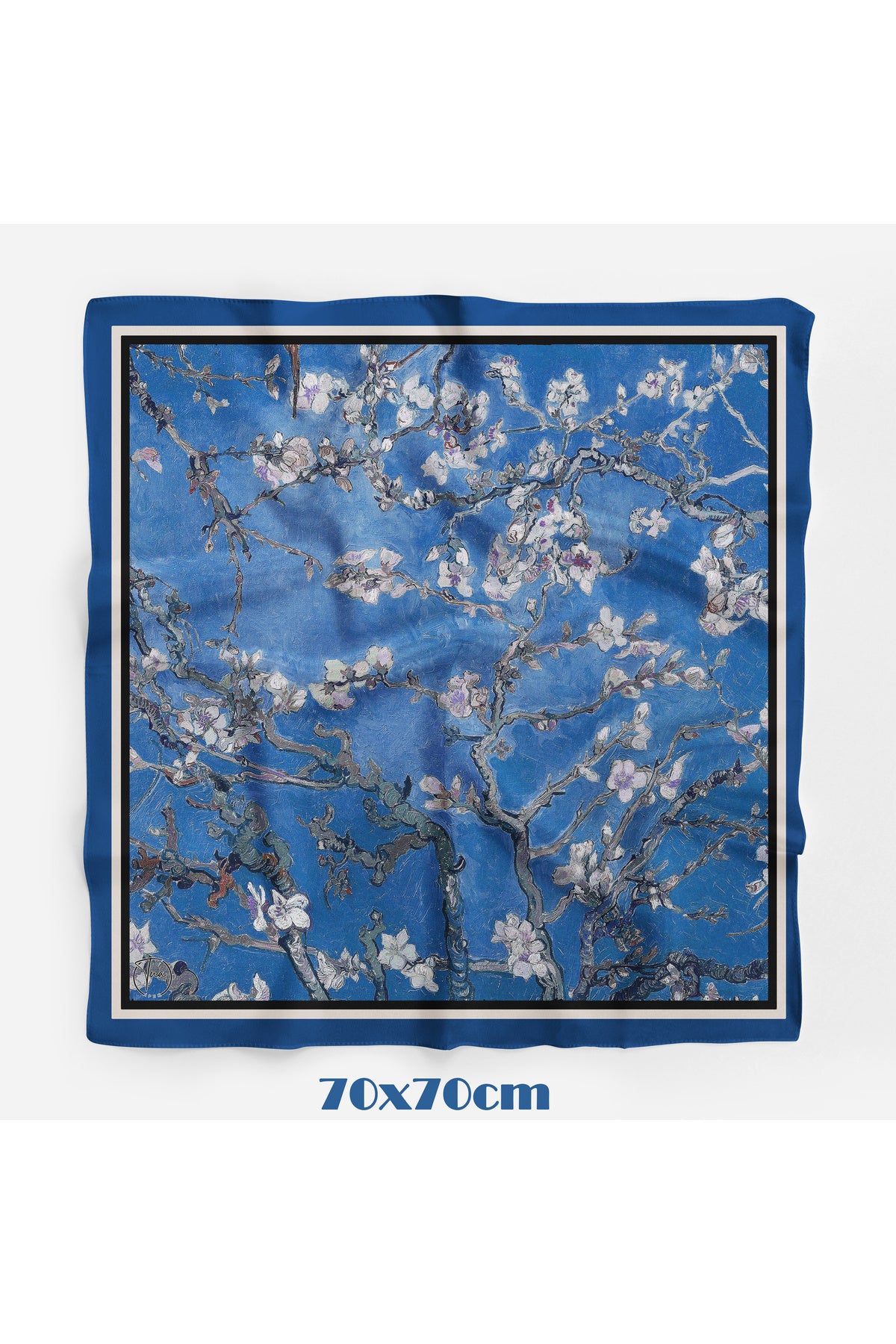 D.BLOSSOM Desen 70*70cm Bandana/Fular - görsel 4
