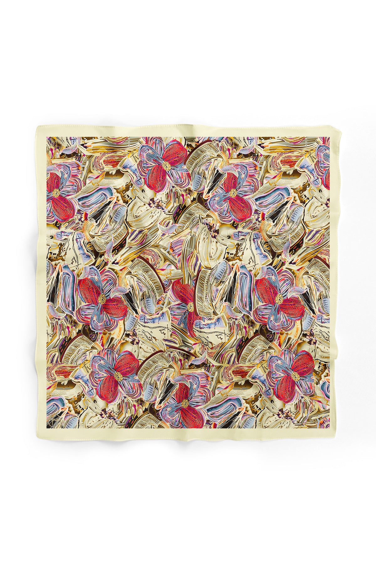Şehirde Bahar Desen Bandana/Fular - görsel 2