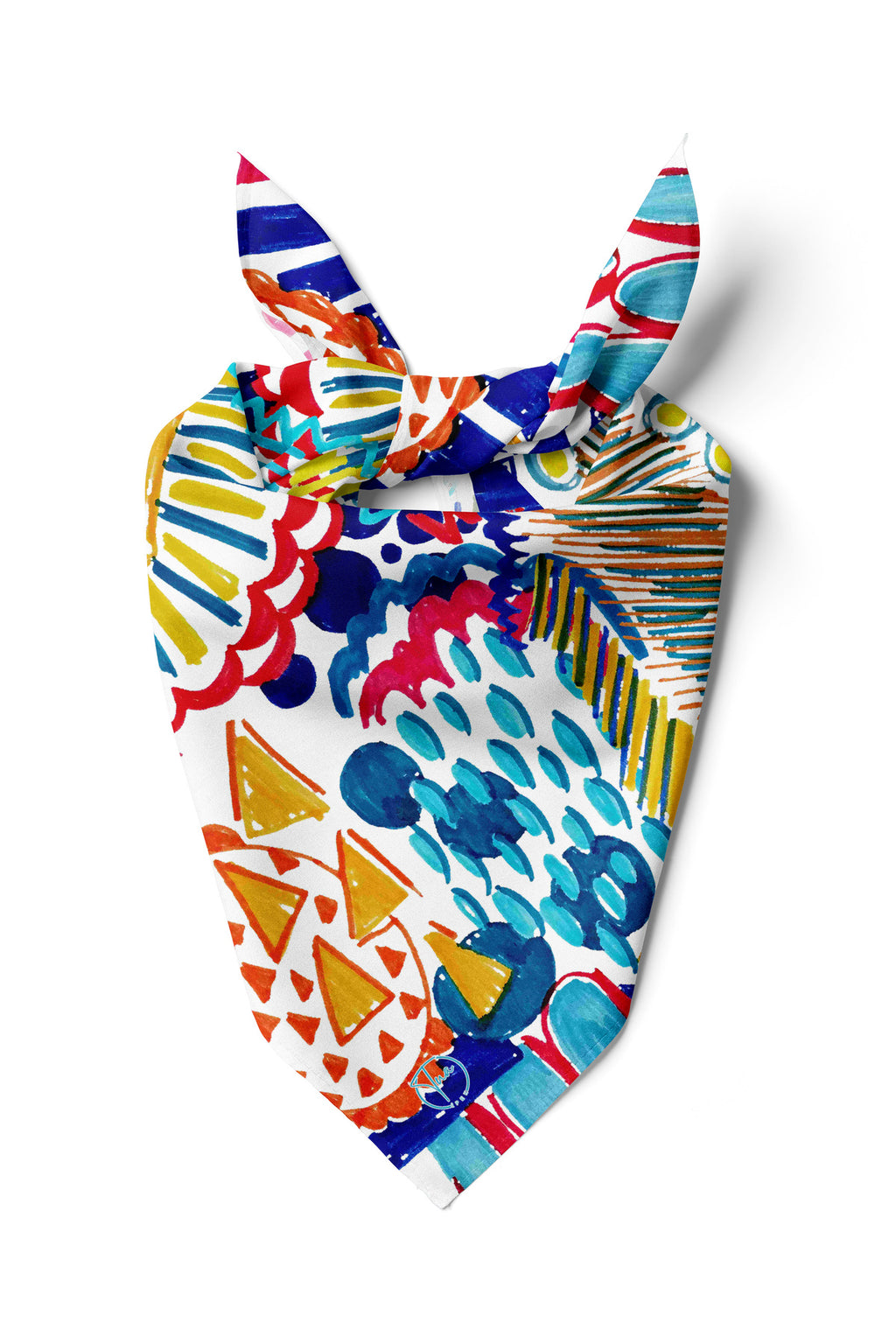 Viva Vibe Desen 55x55cm Bandana/Fular - görsel 2
