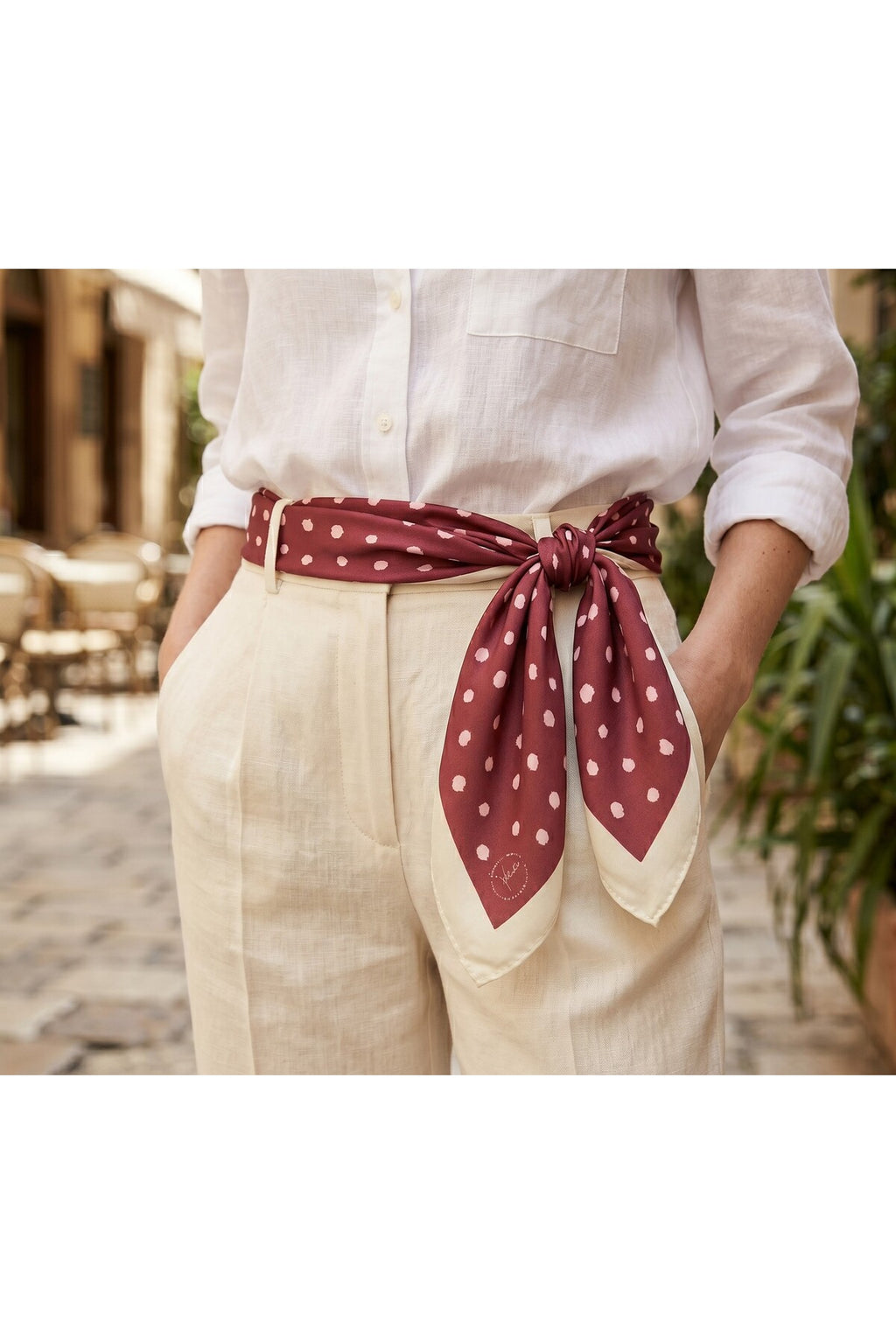 Perle Desen 70*70cm Bandana/Fular - görsel 3