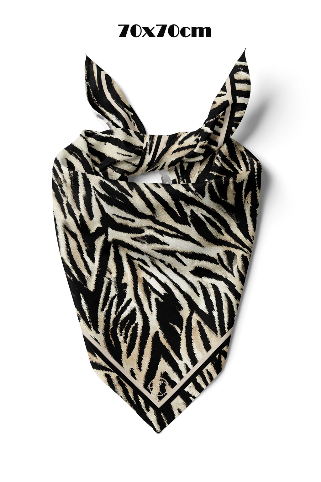 ZAHARA DESEN 70*70cm Bandana/Fular - görsel 2
