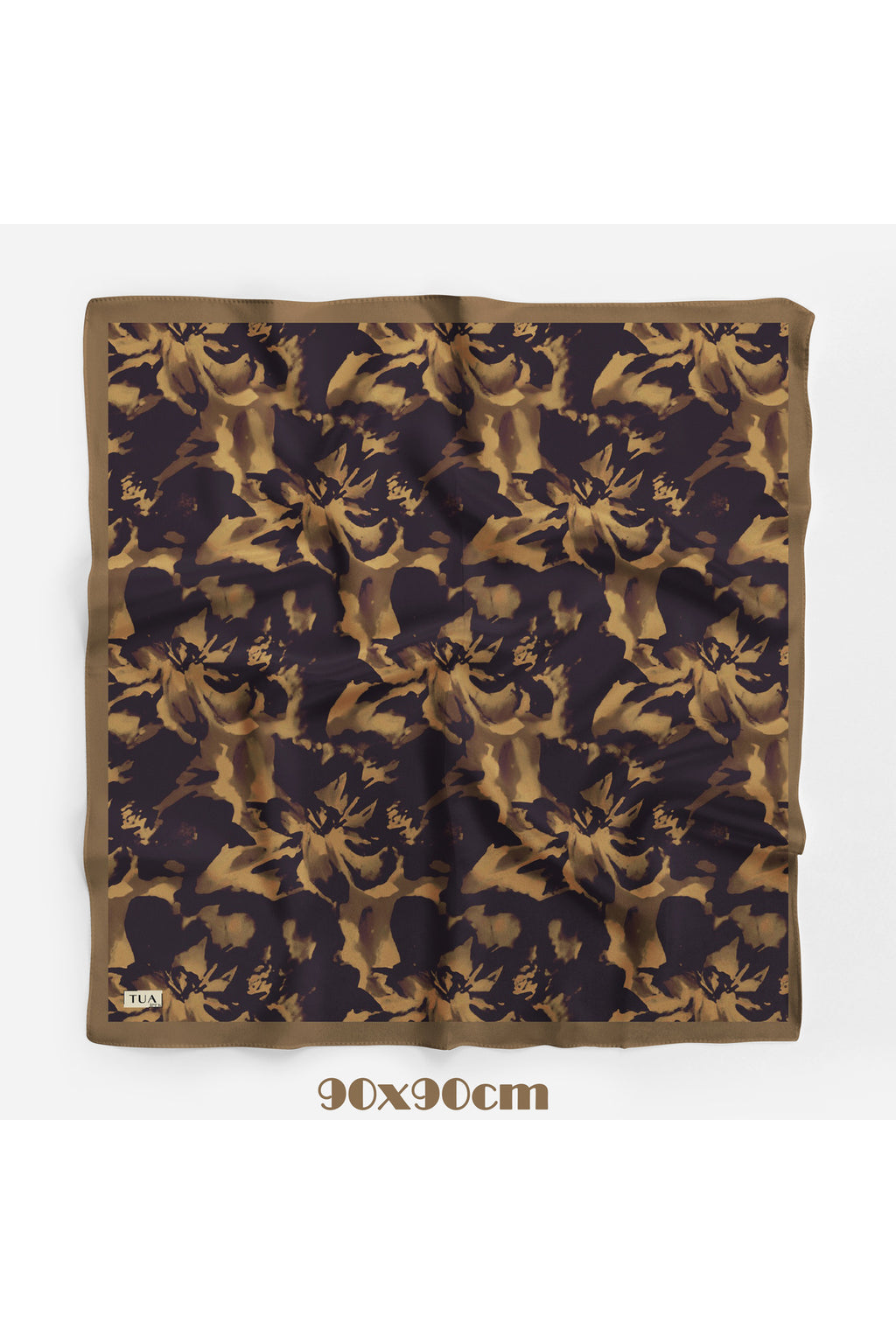 Ahenk Desen 90X90cm Organic Twill Eşarp/Fular - görsel 2