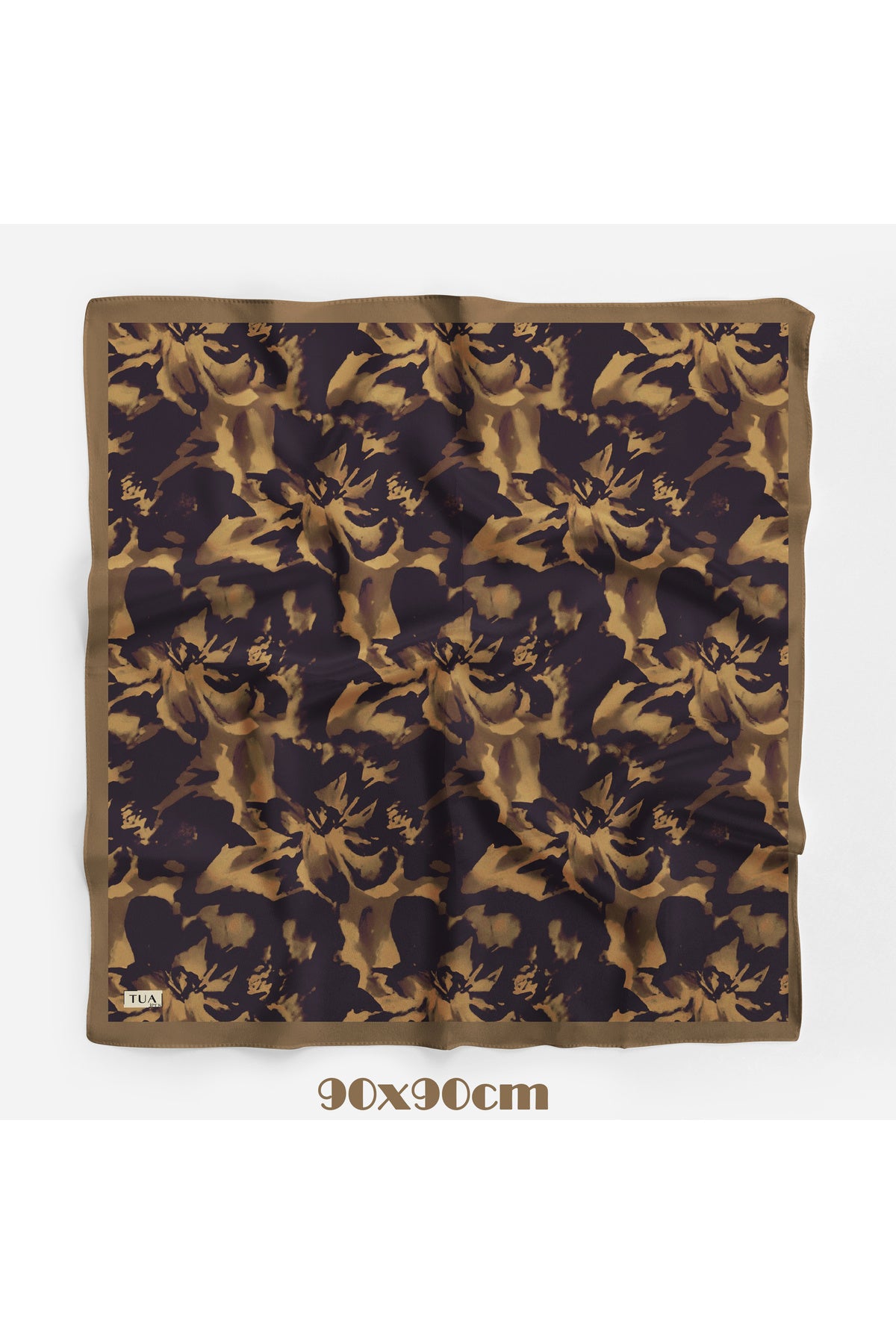 Ahenk Desen 90X90cm Organic Twill Eşarp/Fular - görsel 2
