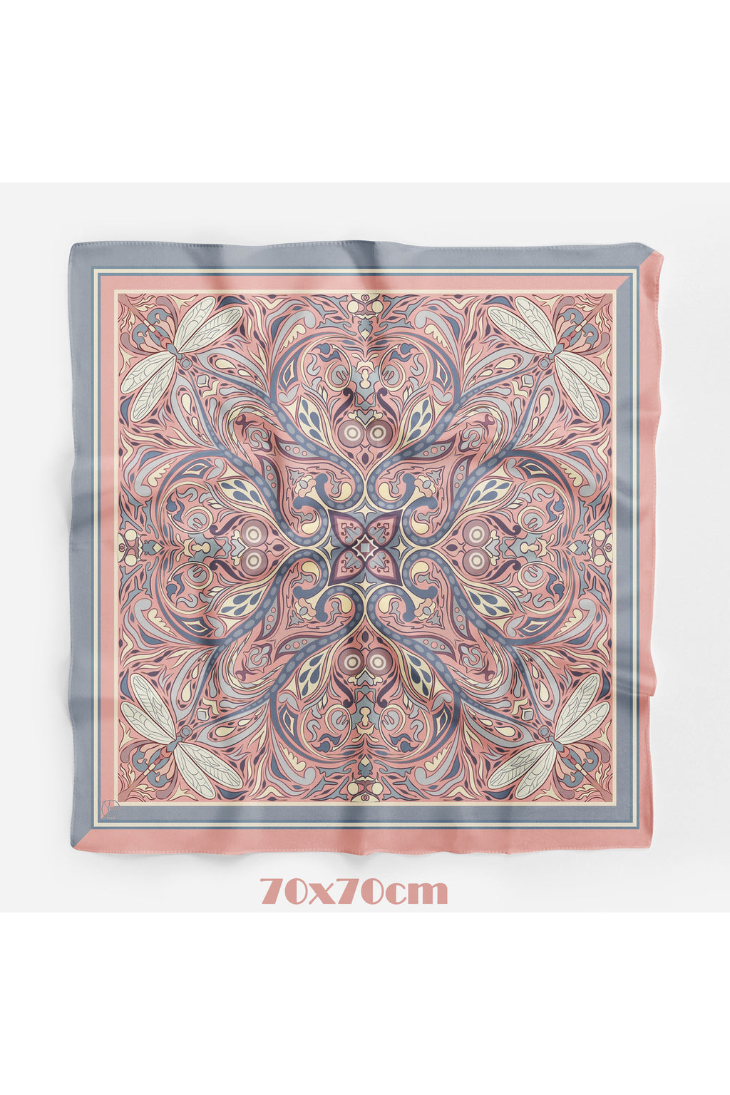 SERENITY Desen 70*70cm Bandana/Fular - görsel 2