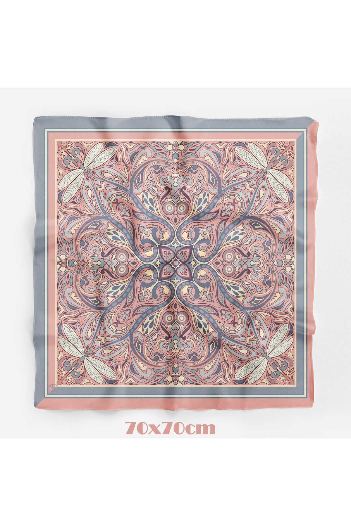 SERENITY Desen 70*70cm Bandana/Fular - görsel 2