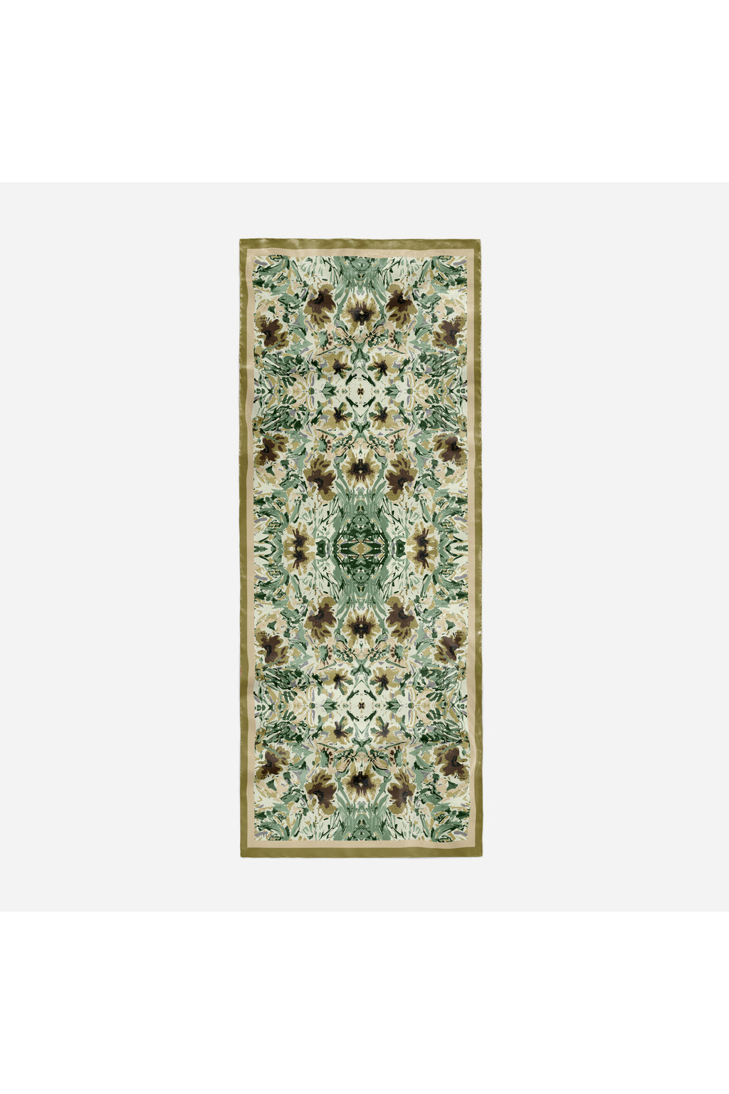 Yaprak Dansı Desen Pure Touch Koton Şal 75x185cm - görsel 3