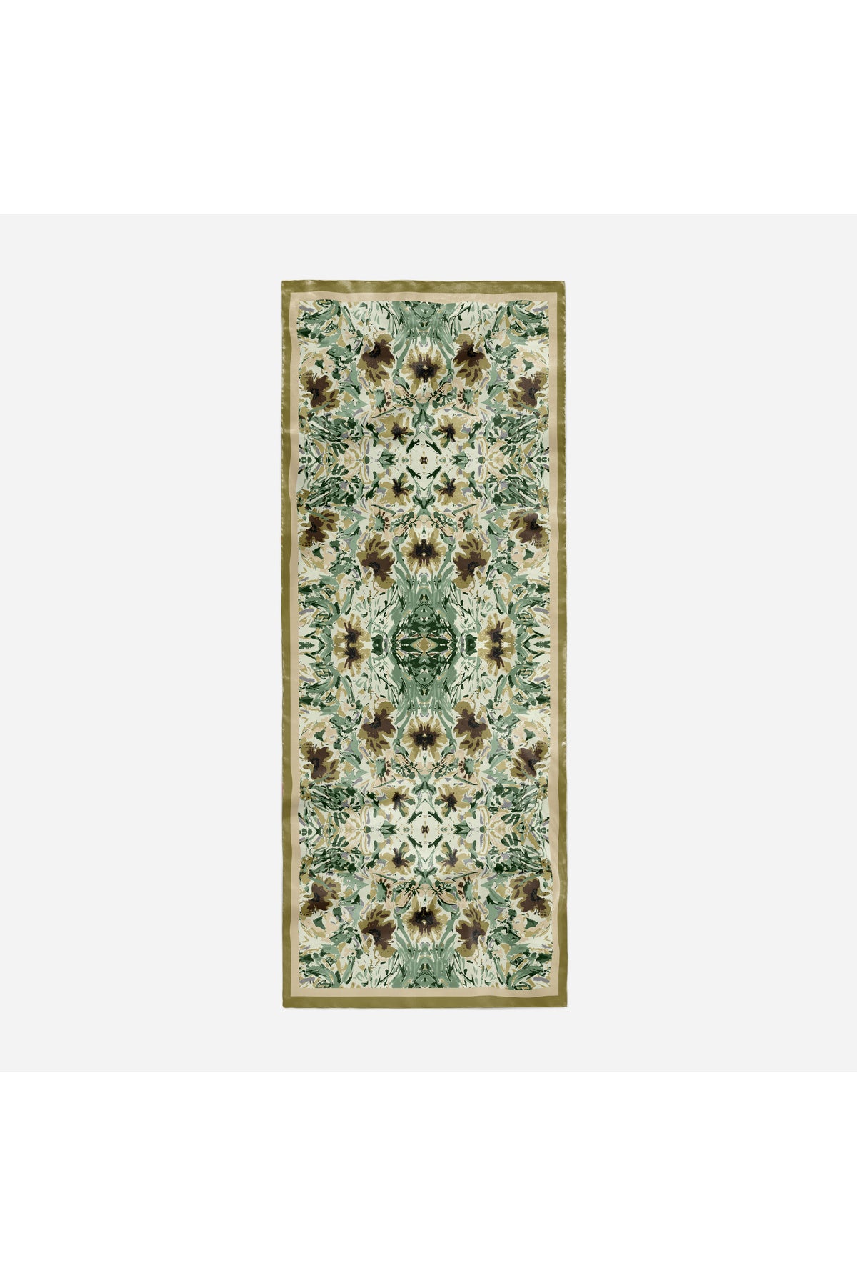 Yaprak Dansı Desen Pure Touch Koton Şal 75x185cm - görsel 3