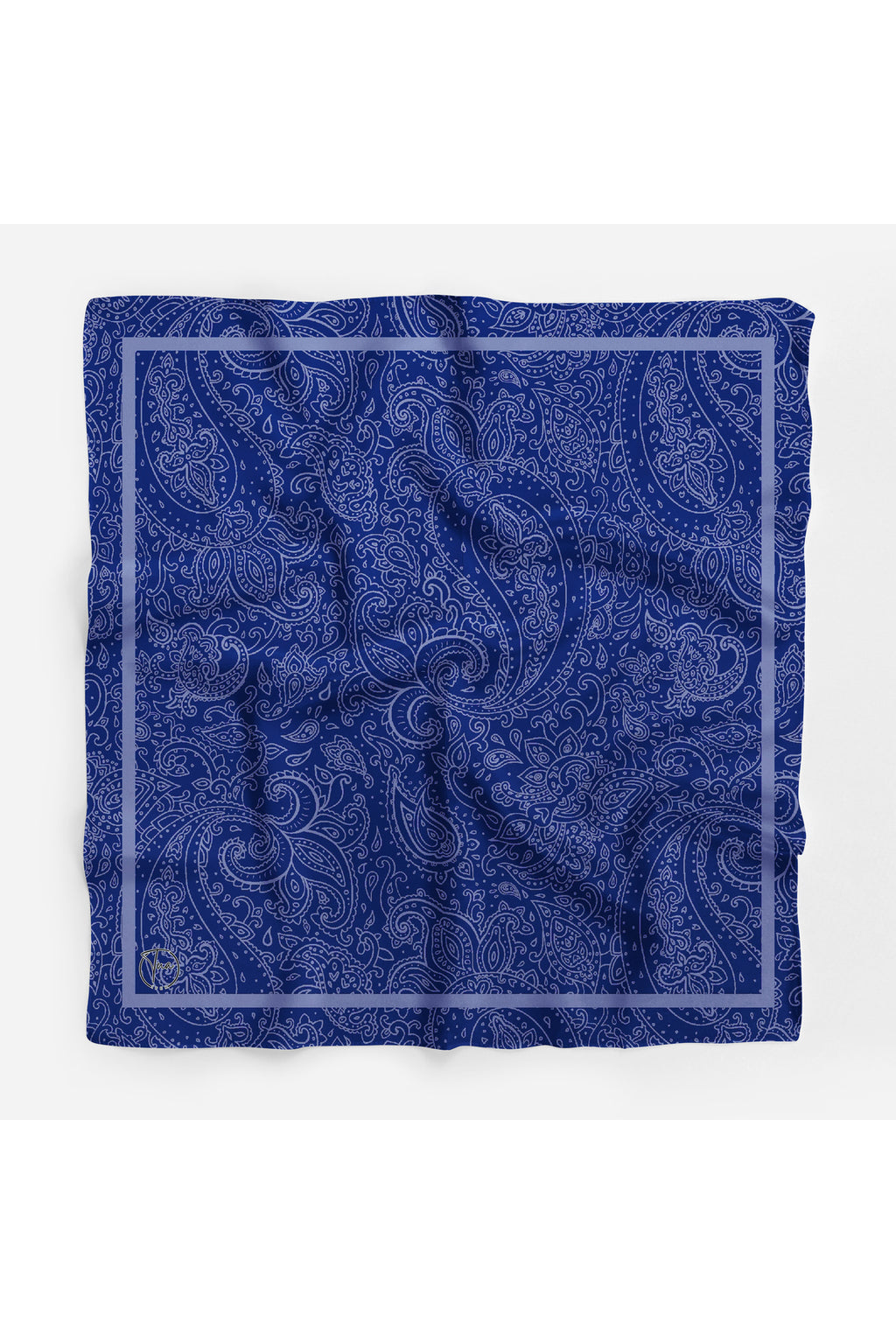 ETNİK ŞAL Desen Bandana/Fular - Lacivert