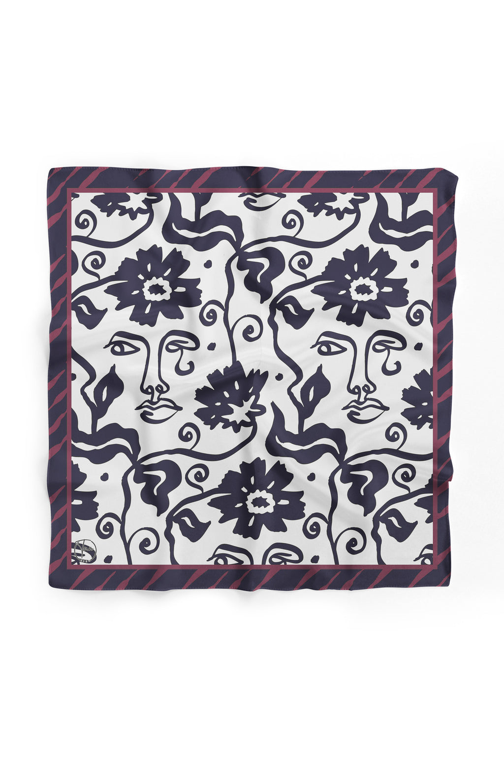 ÇİÇEK YÜZLÜ Desen Bandana/Fular - görsel 2