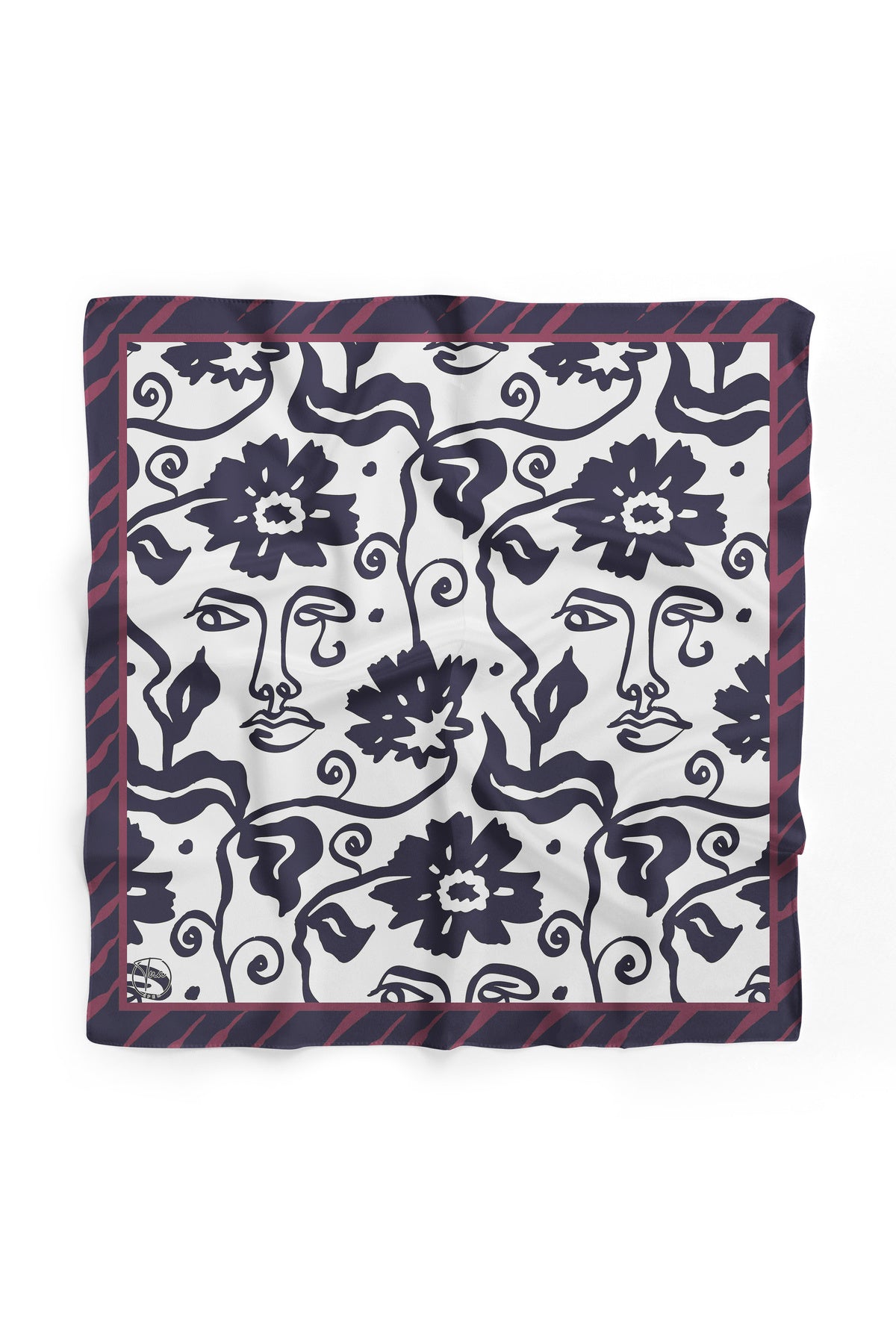 ÇİÇEK YÜZLÜ Desen Bandana/Fular - görsel 2