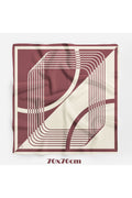 BORDO URBAN Desen 70*70cm Bandana/Fular - Çok Renkli