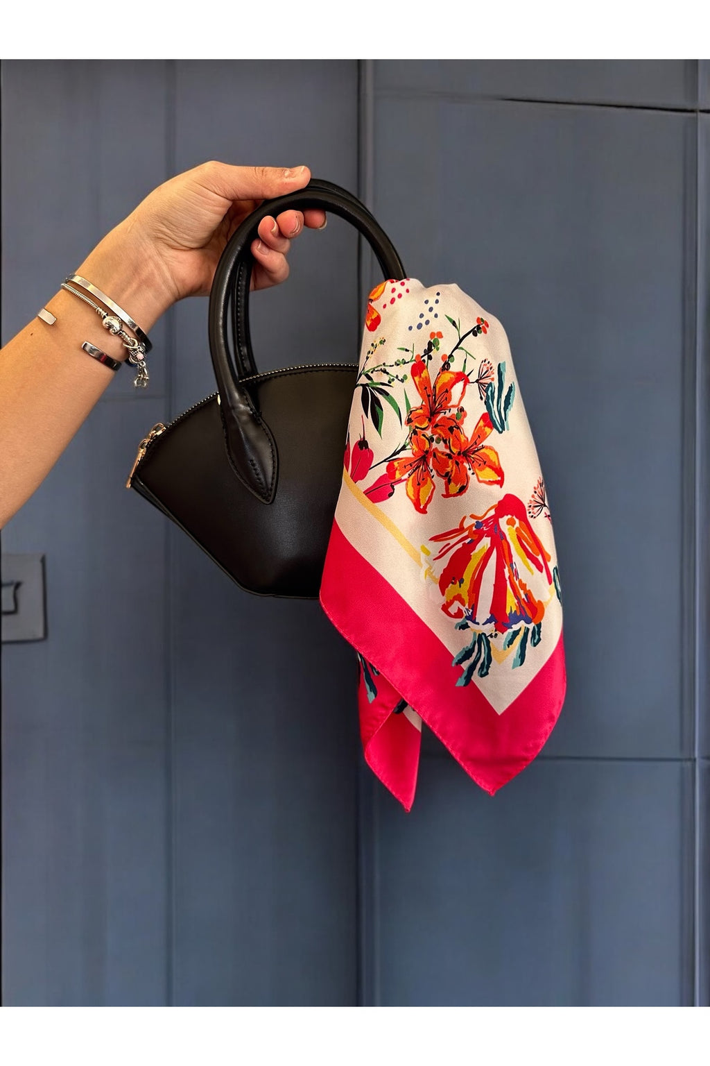 FLOWER Desen Bandana/Fular - görsel 6