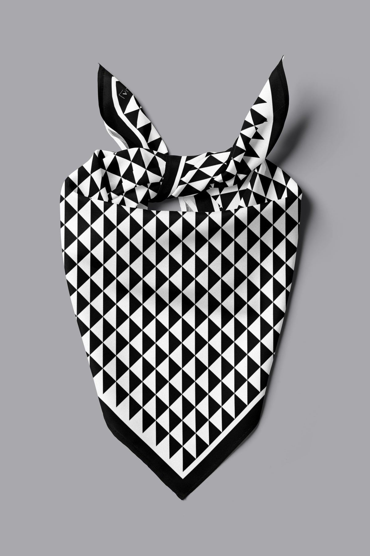 Mozaik Desen 60x60 cm Viskon Modal Erkek Bandana/Fular - görsel 3