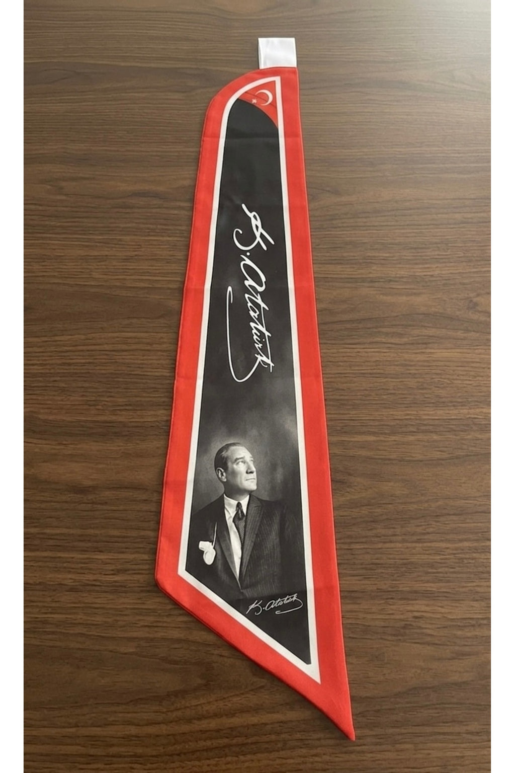 K.ATATÜRK TEMALI Desen Kravat/Fular - görsel 2