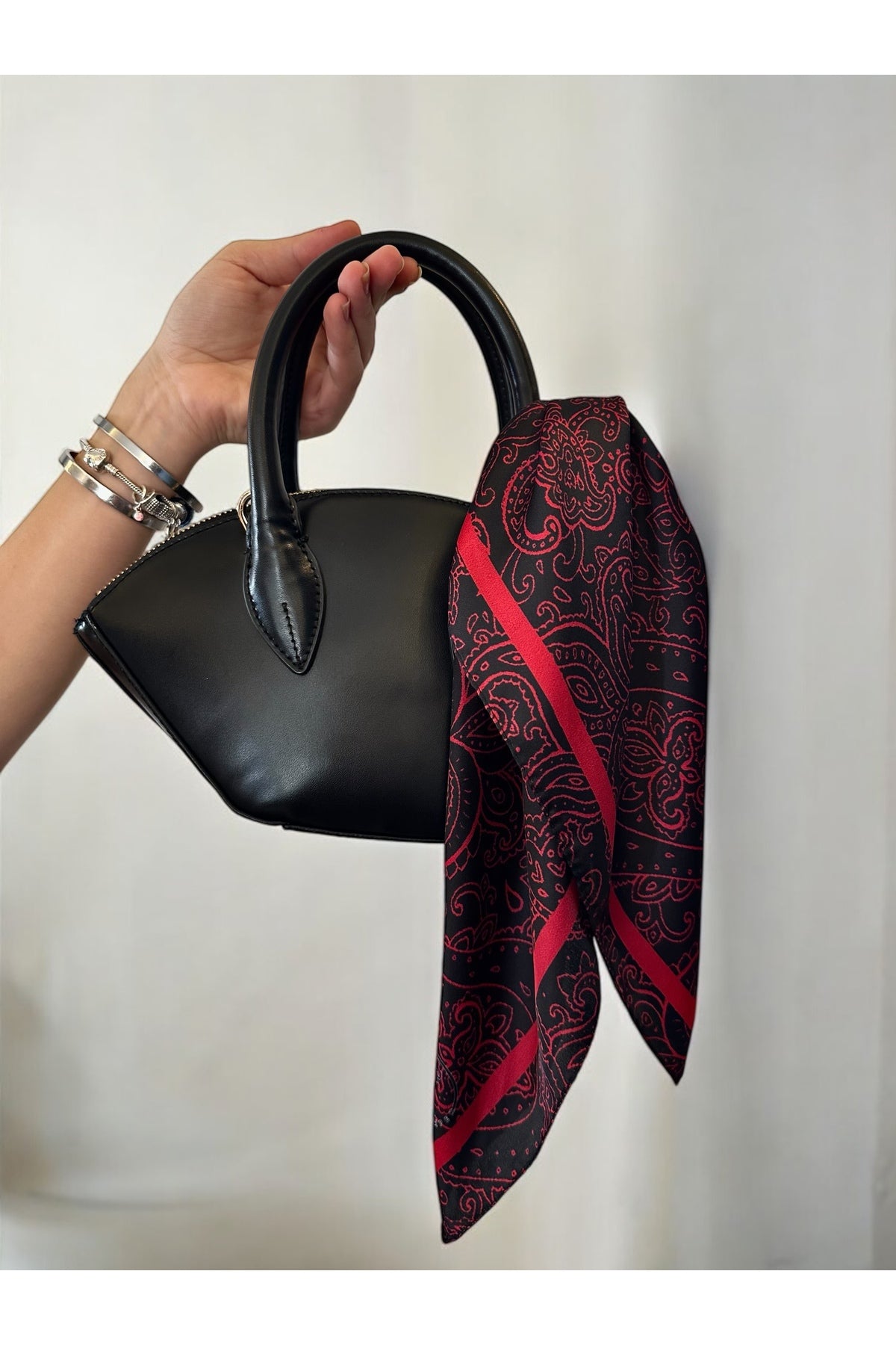 Etnik Şal Desen Bandana/Fular - görsel 7