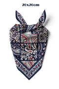 Safir Rüya Desen Mürdüm 70*70cm Bandana/Fular - Çok Renkli