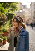 Jardind'Art Desen 55x55cm Bandana/Fular - Çok Renkli