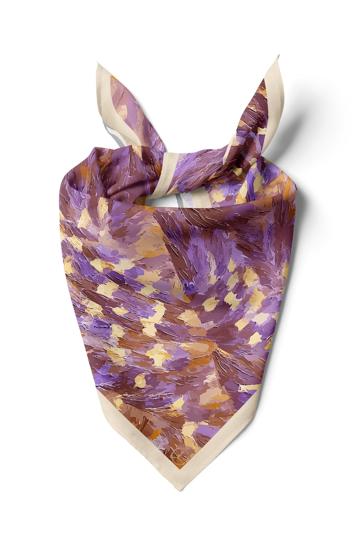 Lavender Aura Desen Bandana/Fular - görsel 2