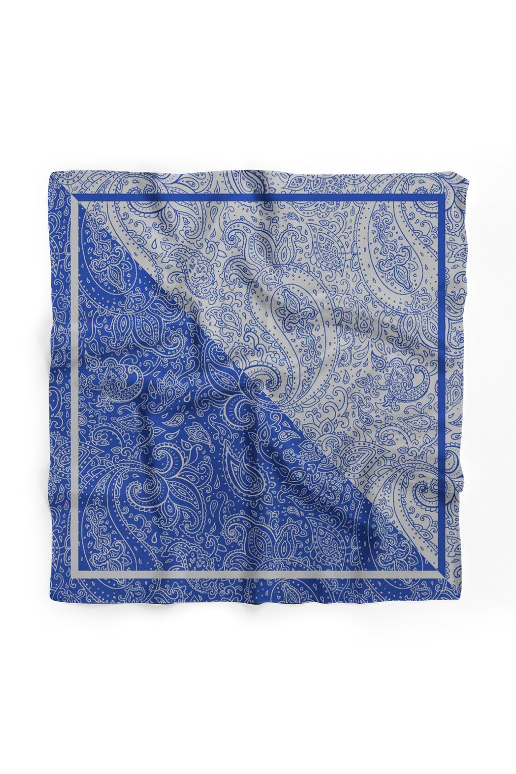 Royal Harmony Paisley Desen 55x55cm Bandana/Fular - görsel 4