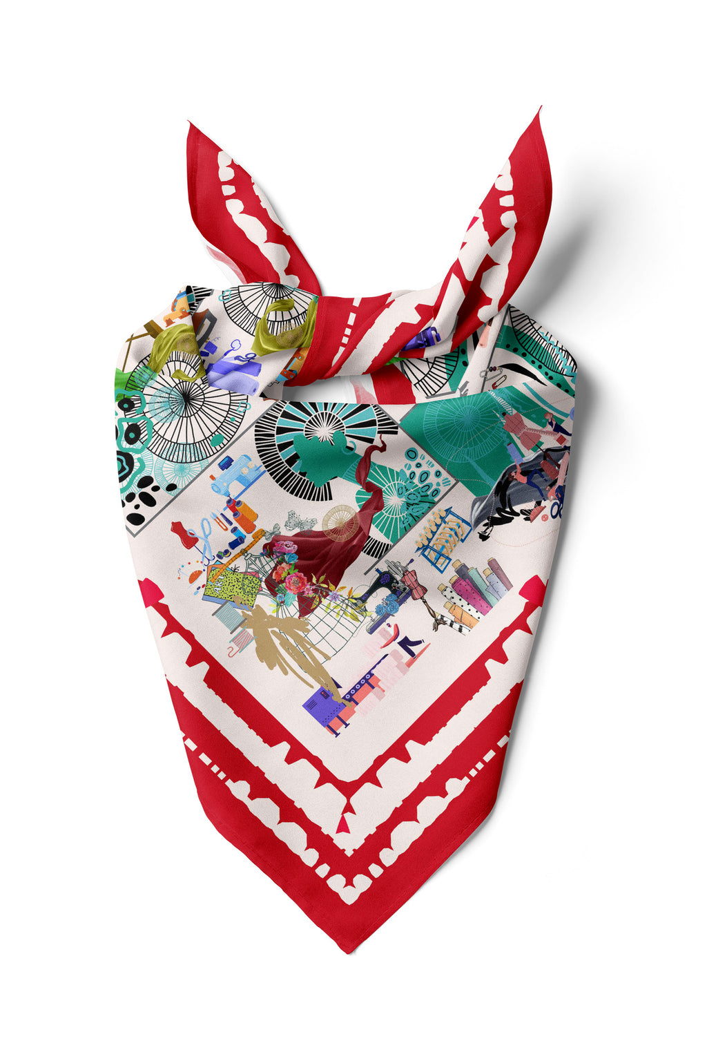 The Atelier Desen Bandana/Fular - görsel 2