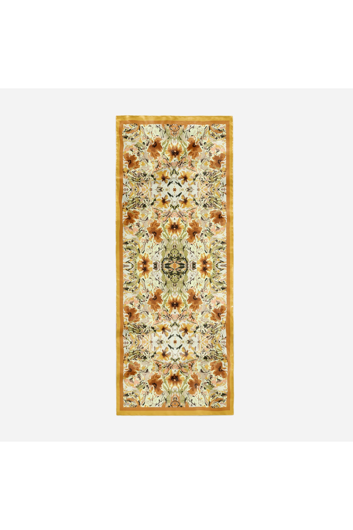 Yaprak Dansı Desen Pure Touch Koton Şal 75x185cm - görsel 2