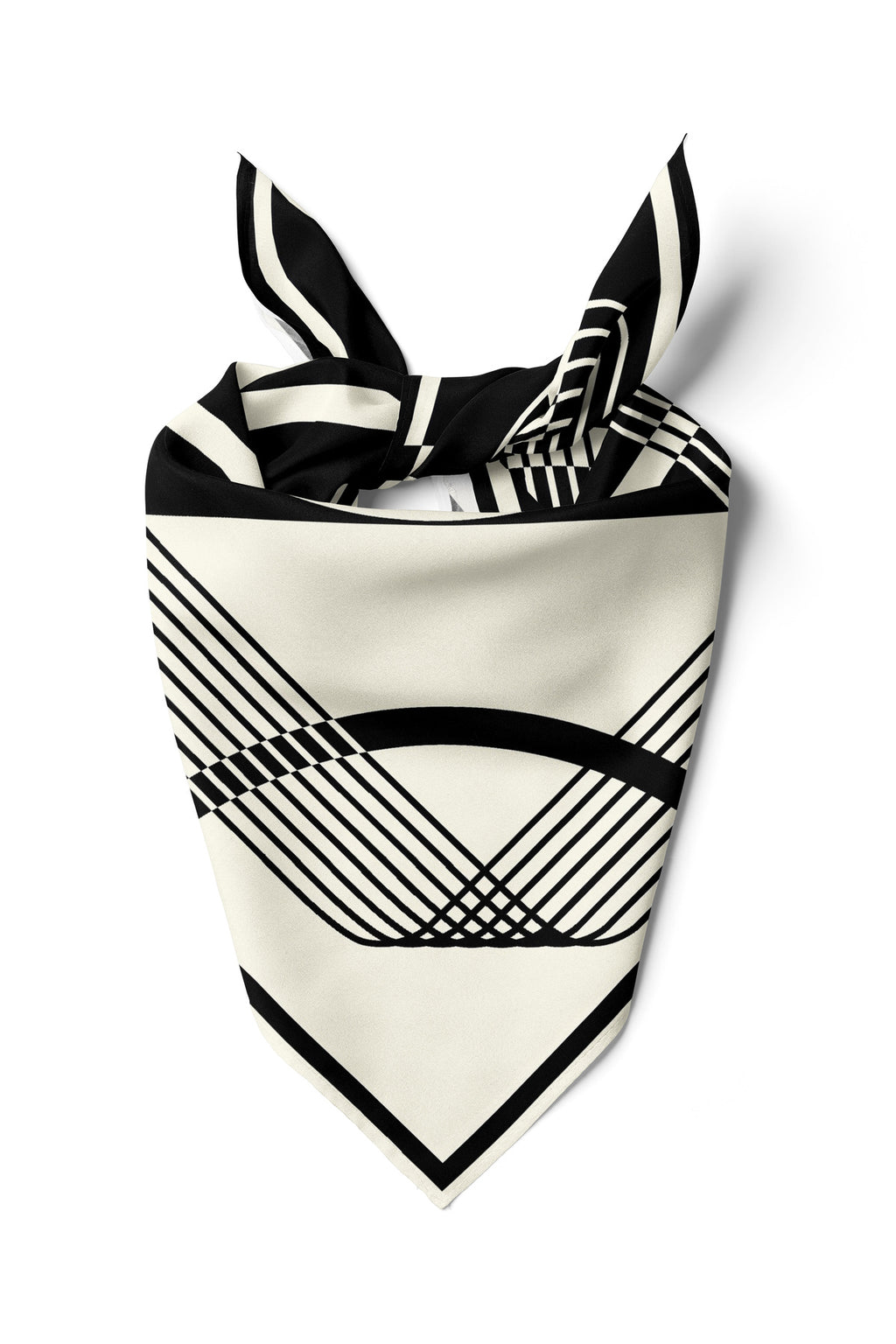 Labirent Desen Bandana/Fular - görsel 2