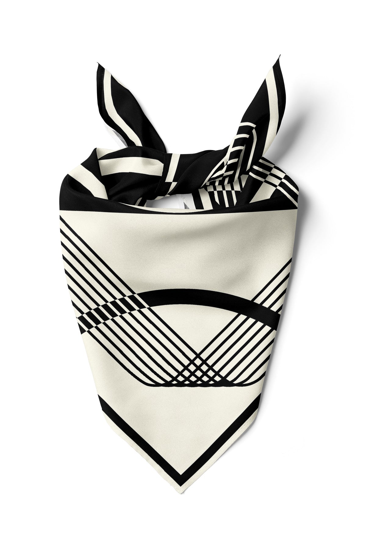 Labirent Desen Bandana/Fular - görsel 2