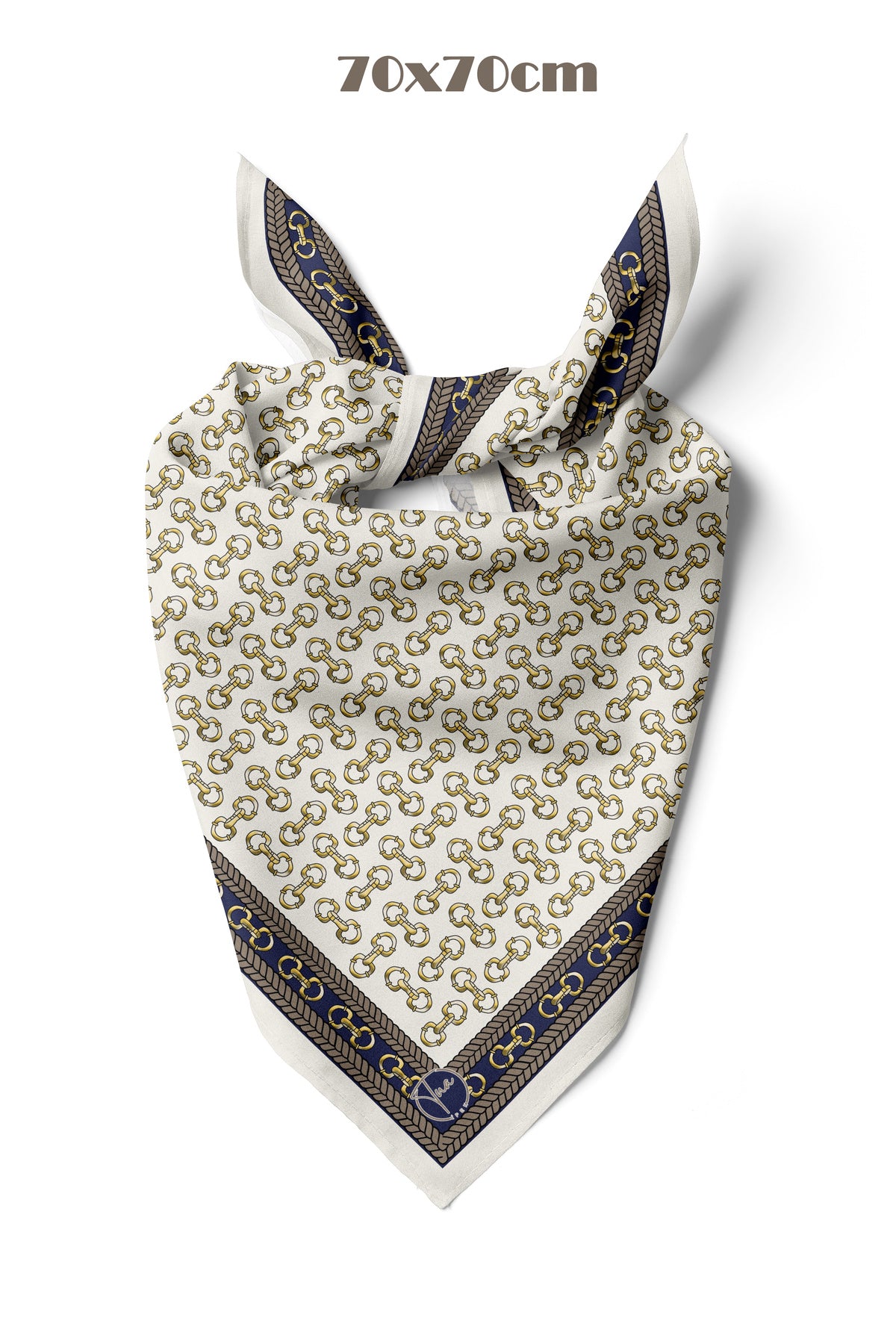 EYER MOTİF Desen 70*70cm Bandana/Fular - görsel 3