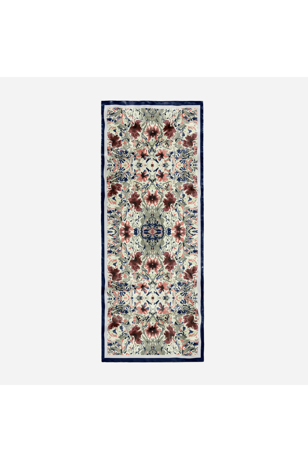 Yaprak Dansı Desen Pure Touch Koton Şal 75x185cm - görsel 3