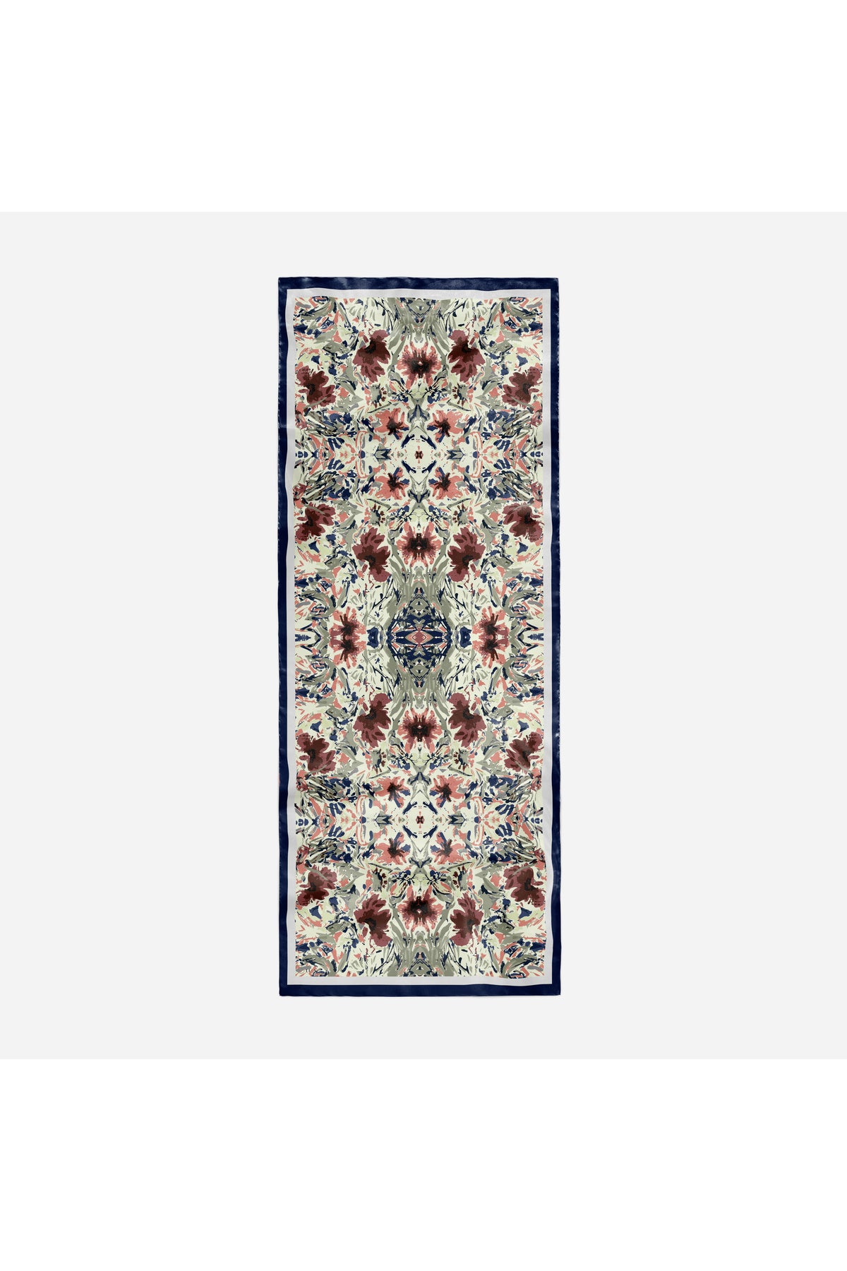 Yaprak Dansı Desen Pure Touch Koton Şal 75x185cm - görsel 3