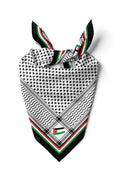 FİLİSTİN KEFİYE Desen 55x55cm Bandana/Fular - Çok Renkli